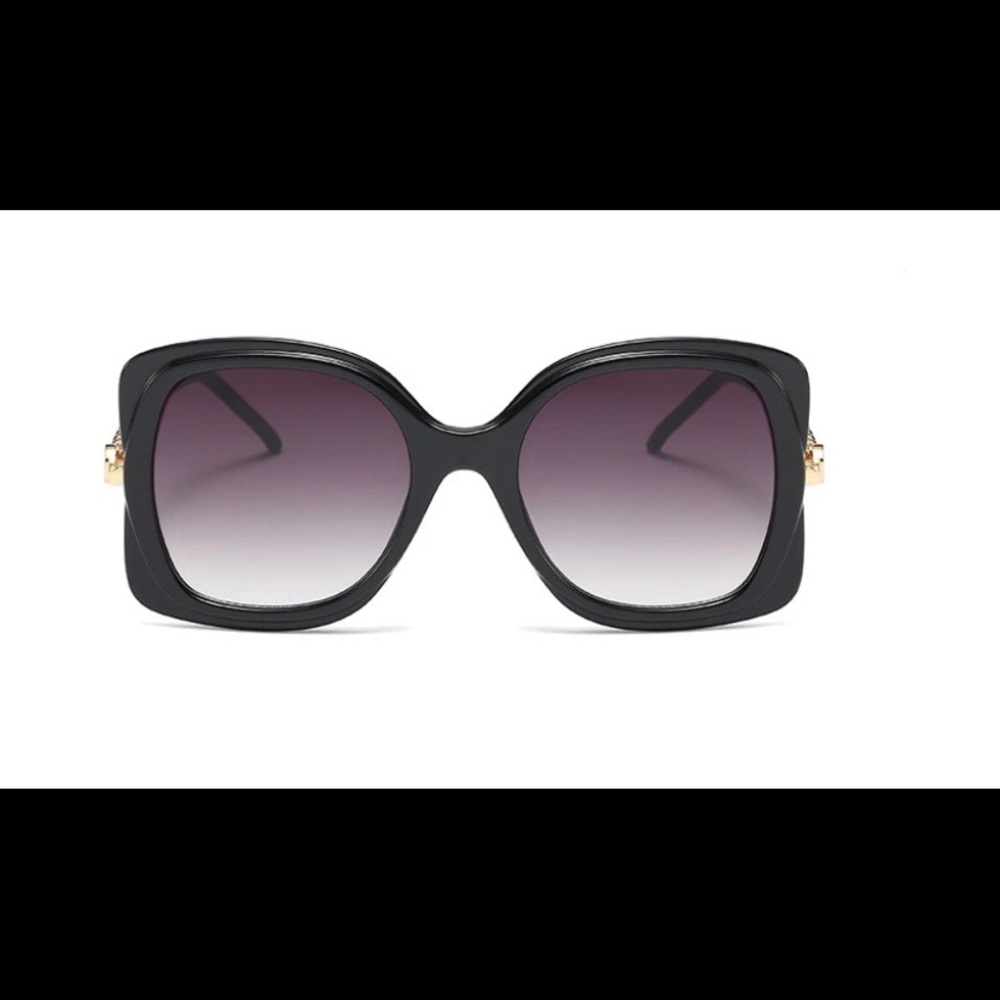Square Rope Chain Detail Arm Sunglasses - Picture 2 of 3